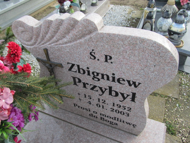 Zbigniew PRZYBYŁ 1952 Miłosław - Grobonet - Wyszukiwarka osób pochowanych